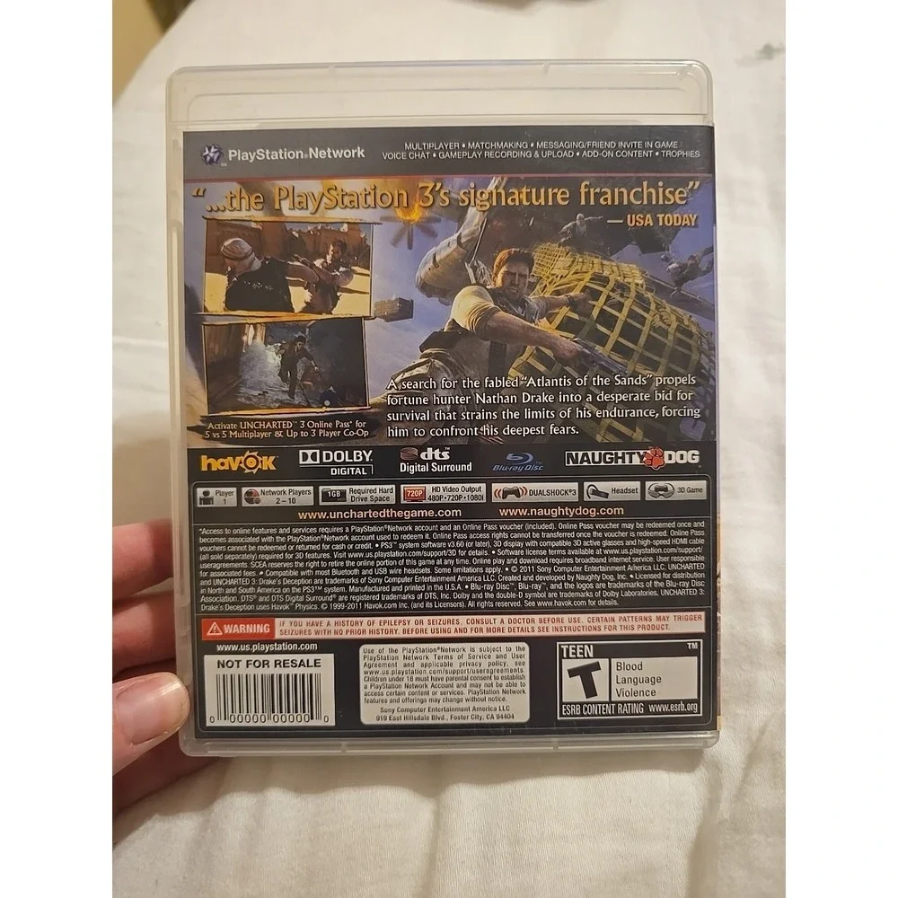 Uncharted 3: Drake's Deception - PlayStation 3